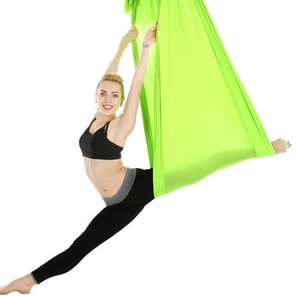 Hamac de Yoga Aérien Vert | Hamac Zen