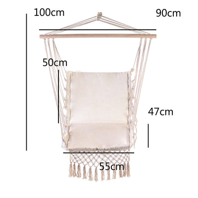 Fauteuil Suspendu en Macramé