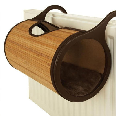 Hamac pour Chat Radiateur en Bambou Naturel
