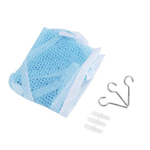 Hamac Rangement Peluches Bleu 