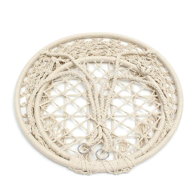 Fauteuil Suspendu en Filet de Macramé