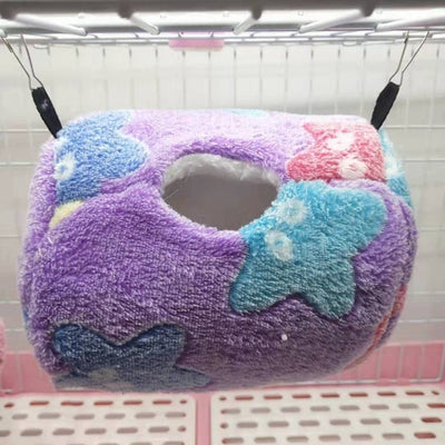 Hamac pour Rongeur Cylindre Suspendu Violet 