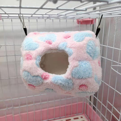 Hamac pour Rongeur Cylindre Suspendu Rose 2