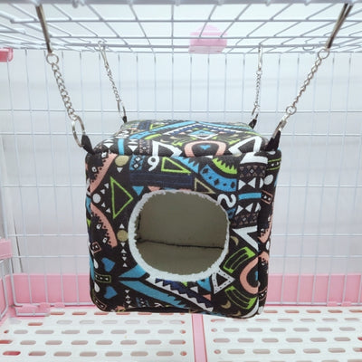 Hamac pour Rongeur Cube Suspendu Motifs